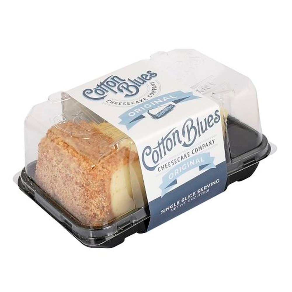 Cotton Blues Original Cheesecake Slice, 6 Ounce - 12 per case