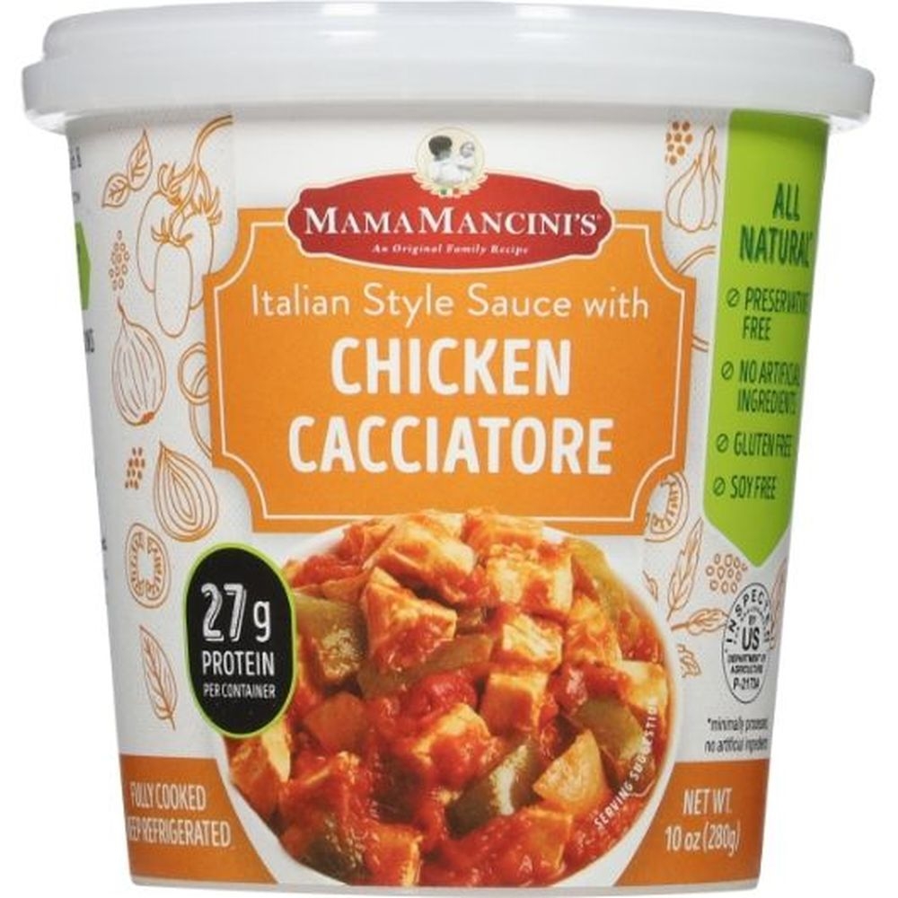 Mamamancinis Chicken Cacciatore in Italian Sauce, 10 Ounce -- 6 per case