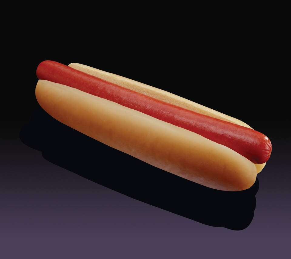 Nathans Famous Skinless Beef Frank -- 40 per case.