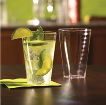 Squares Clear Extra Heavy Weight Tumbler, 12 Ounce -- 168 per case.