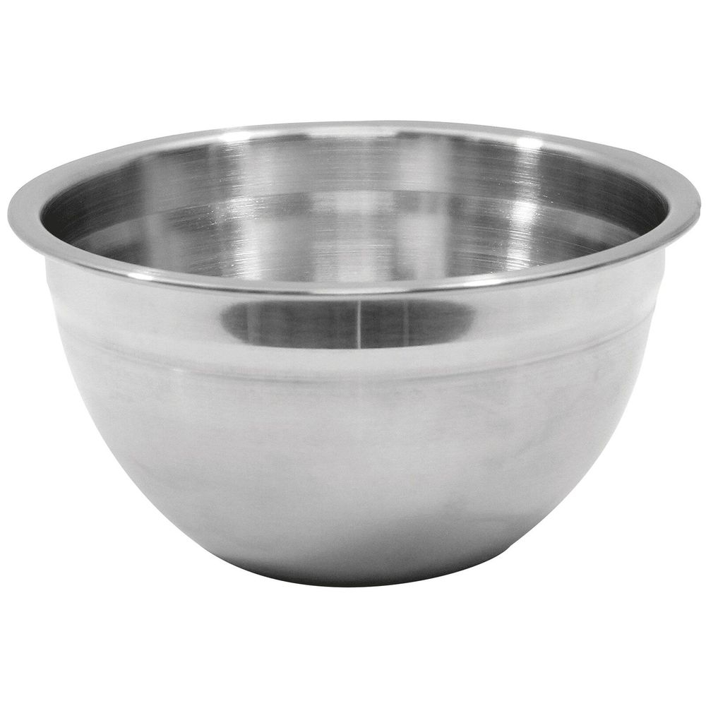 Tablecraft Stainless Steel 0.8 mm Premium Mixing Bowl, 3 Quart Capacity