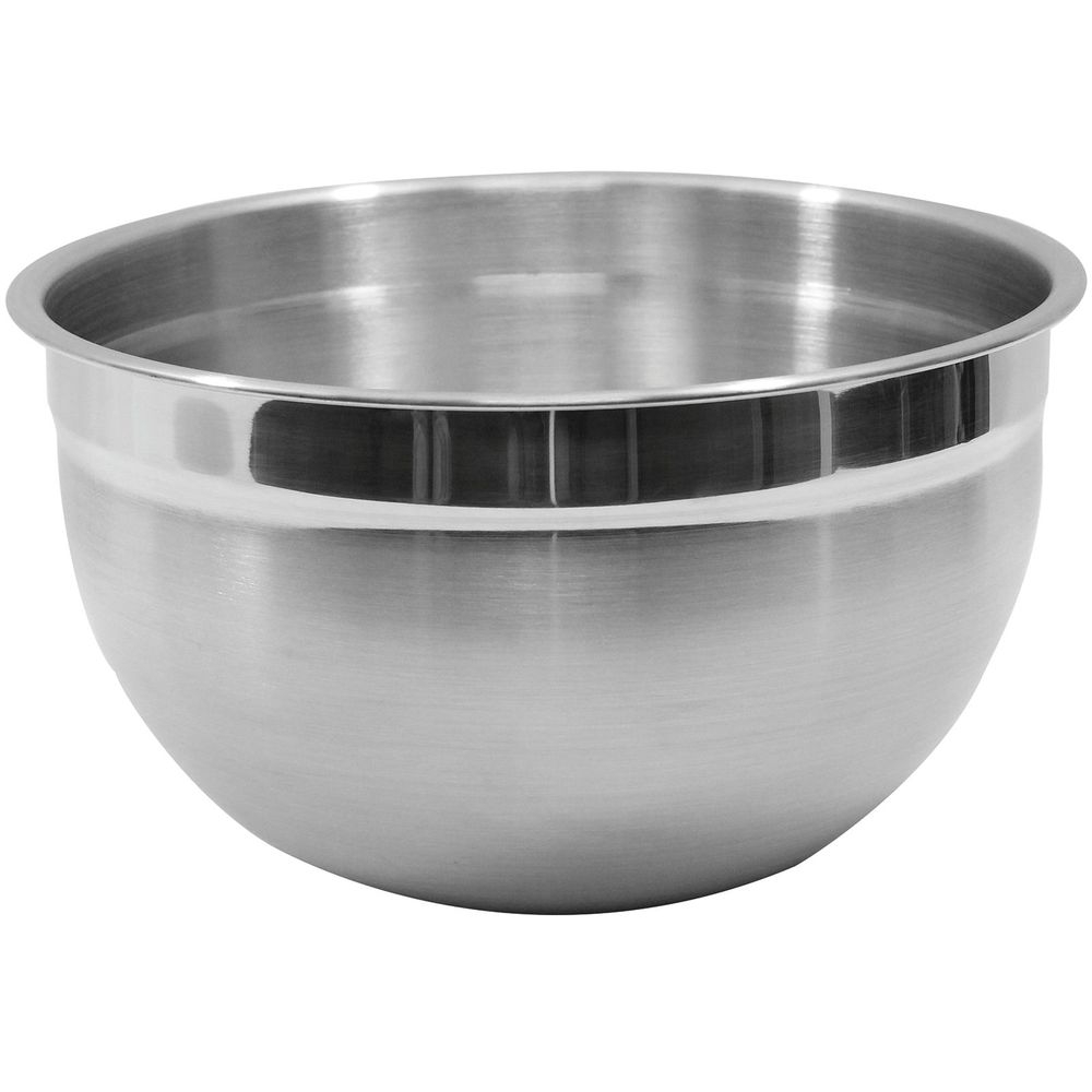 Tablecraft Stainless Steel 0.8 mm Premium Mixing Bowl, 8 Quart Capacity