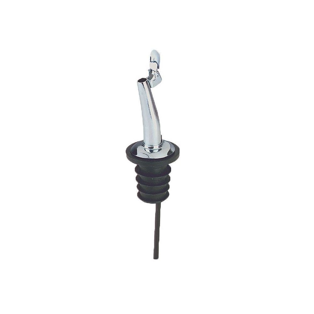 Tablecraft Hinged Flip Cap Free Flow Pourer, 1.1875 x 1.1875 x 4.75 inch -- 12 per case