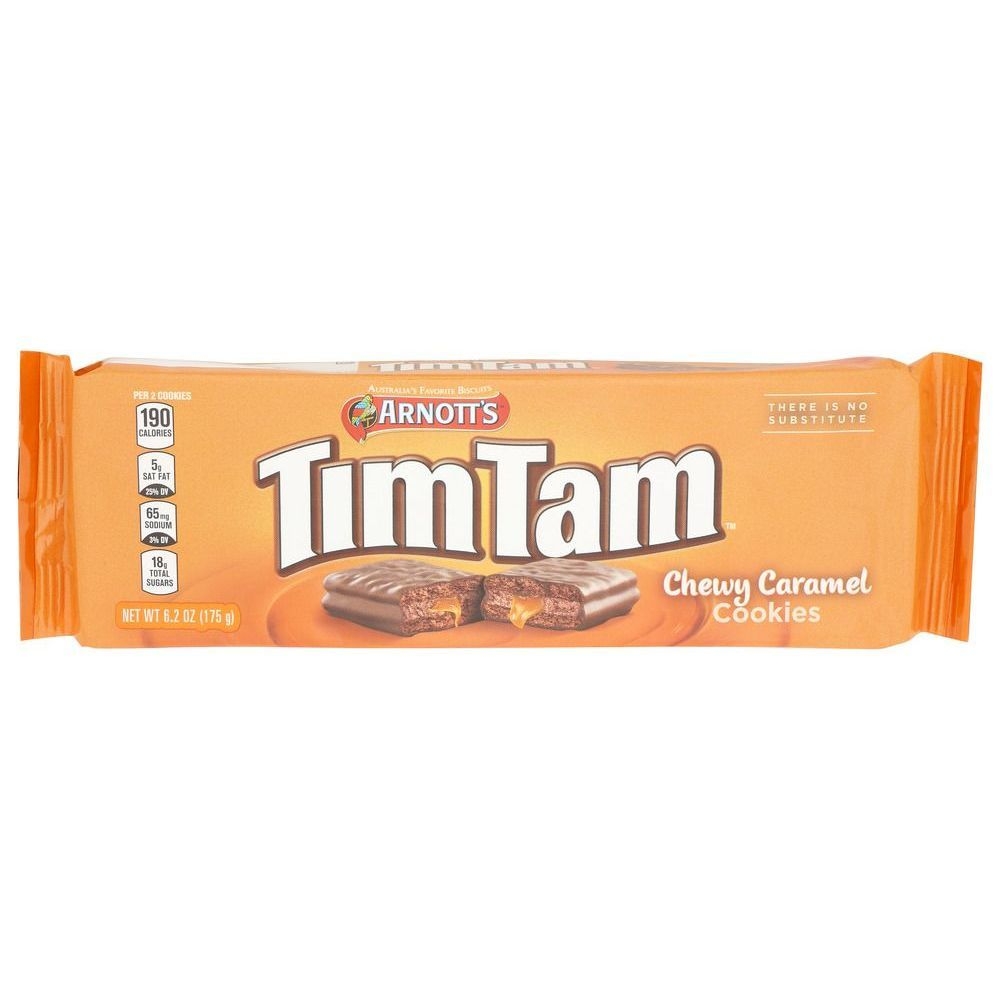 Arnotts Chewy Caramel Tim Tam Cookies, 6.2 Ounce -- 12 per case