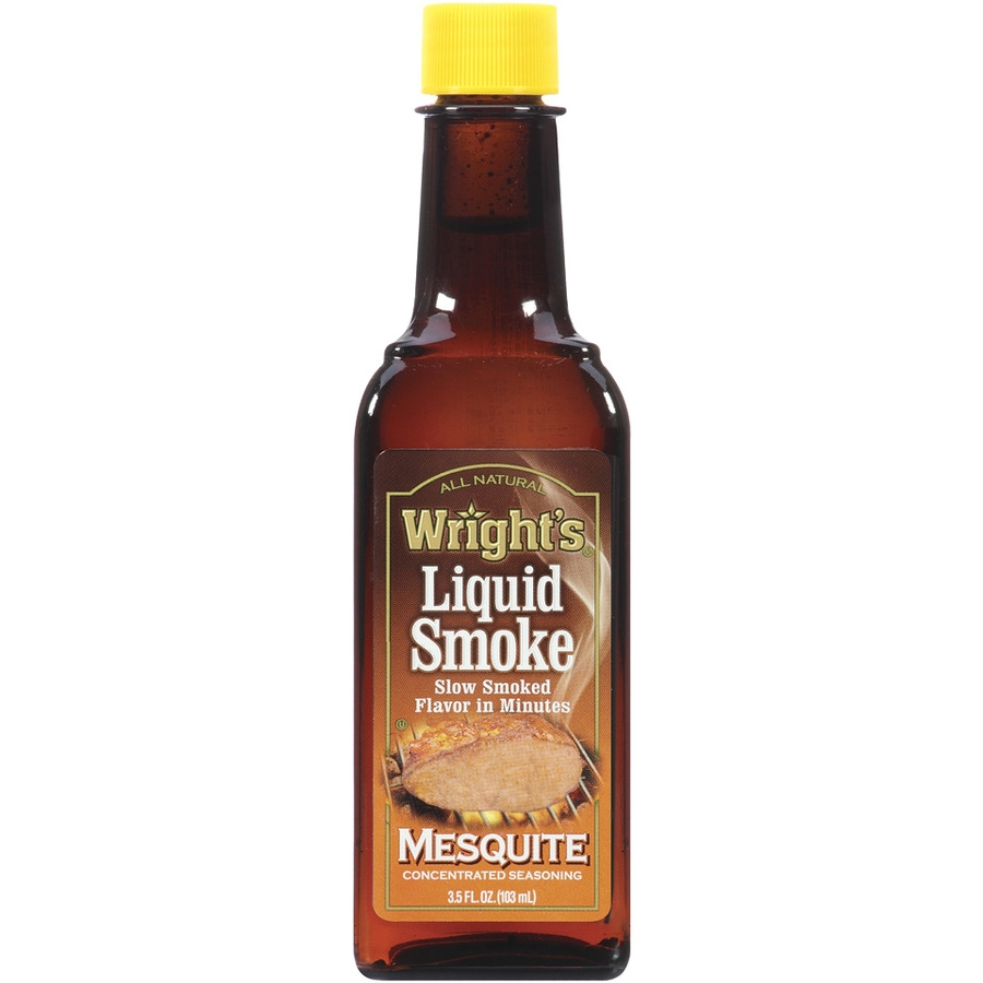Wrights Mesquite Liquid Smoke, 3.5 Ounce -- 12 per case