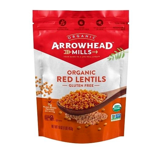 Arrowhead Mills Red Lentils, 1 Pound -- 6 per case