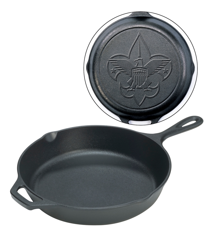 Lodge Boy Scout Cast Iron Skillet, 12 inch -- 3 per case.