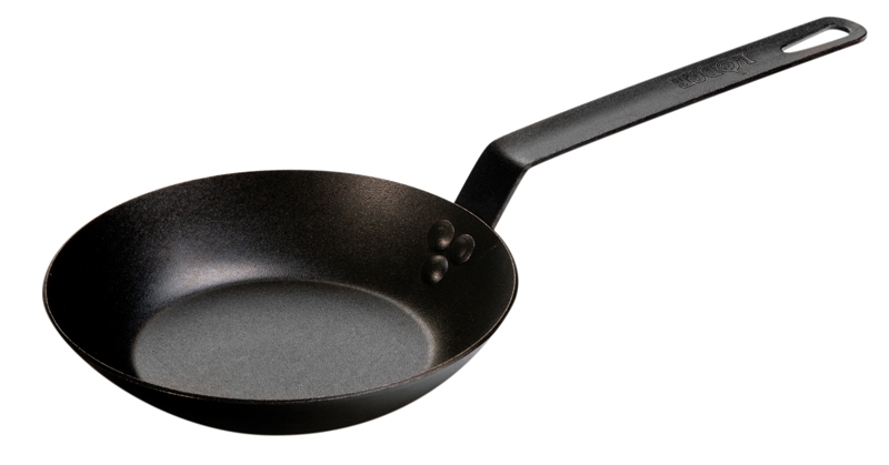 Lodge Seasoned Carbon Steel Skillet, 8 inch -- 3 per case.