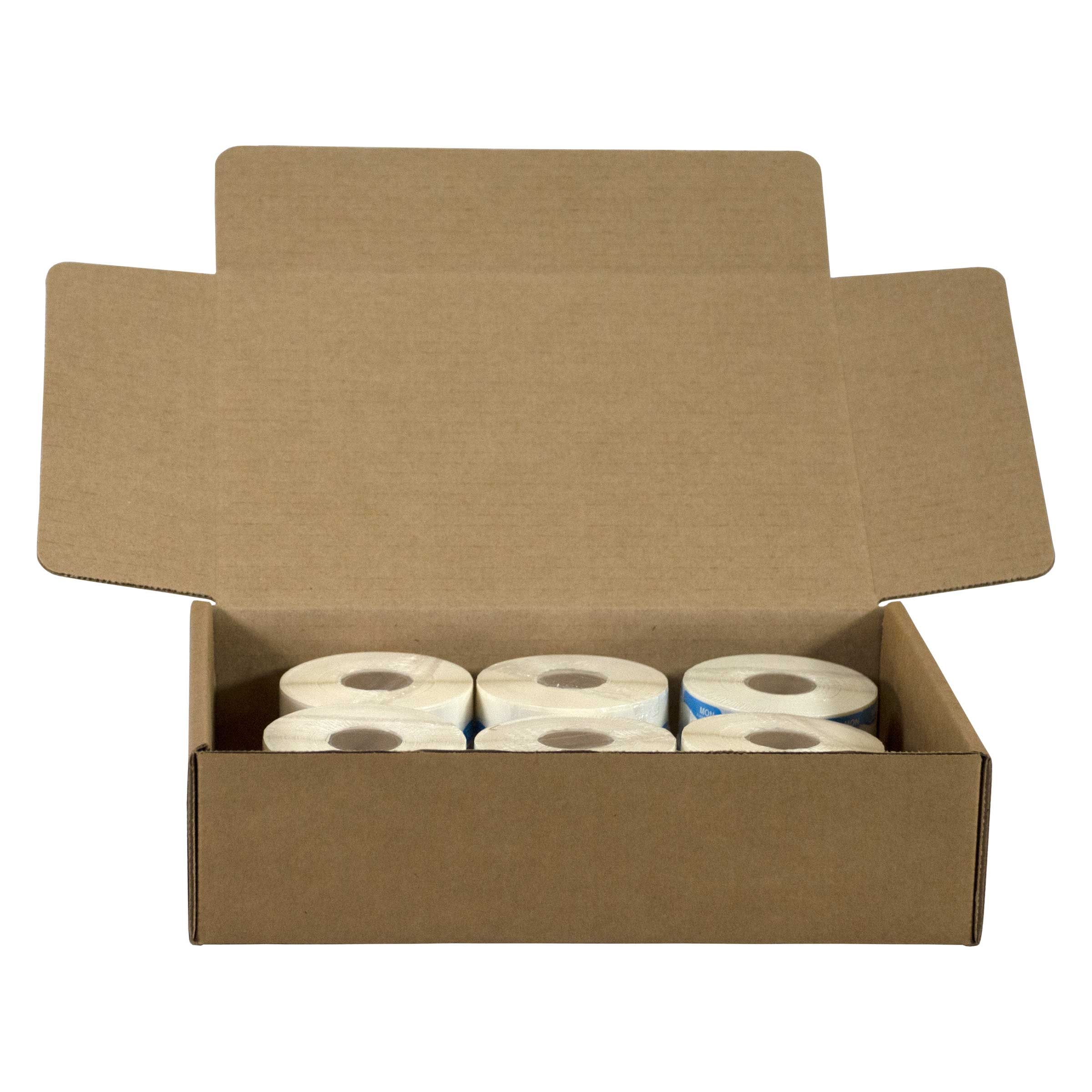 Dissolvemark Dissolve A Way Monday 7/8 x 1.25 inch Day of the Week Labels, 1000 count per roll -- 12 rolls per case.