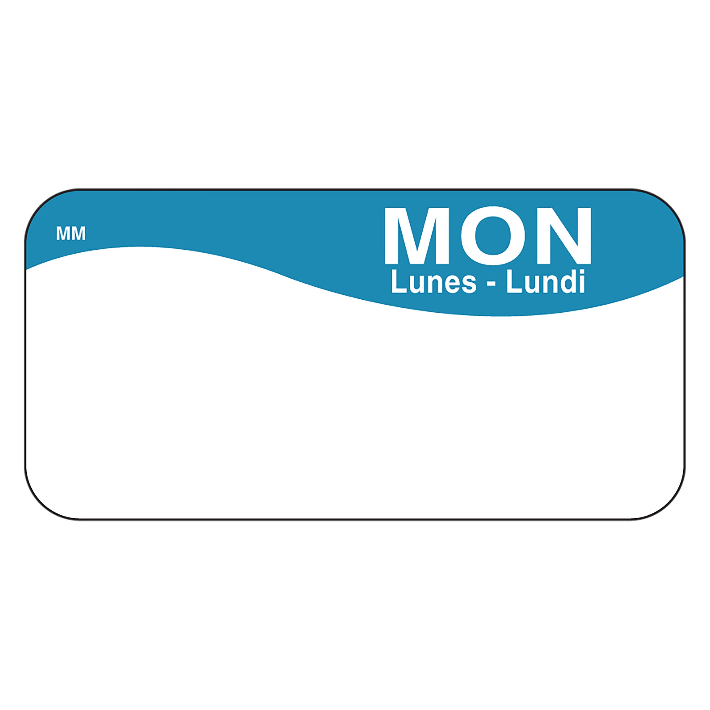 Daymark Monday Movemark Day Of The Week Removable Label, 1 X 2 Inch -- 12 Per Case