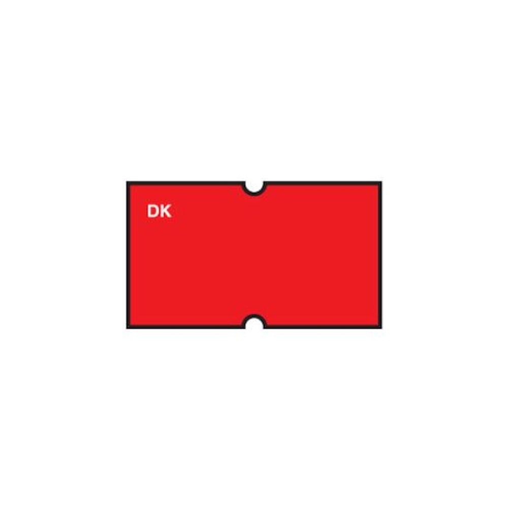 Daymark Date Coder Red Blank Permanent Label, 8 count - 30 per case