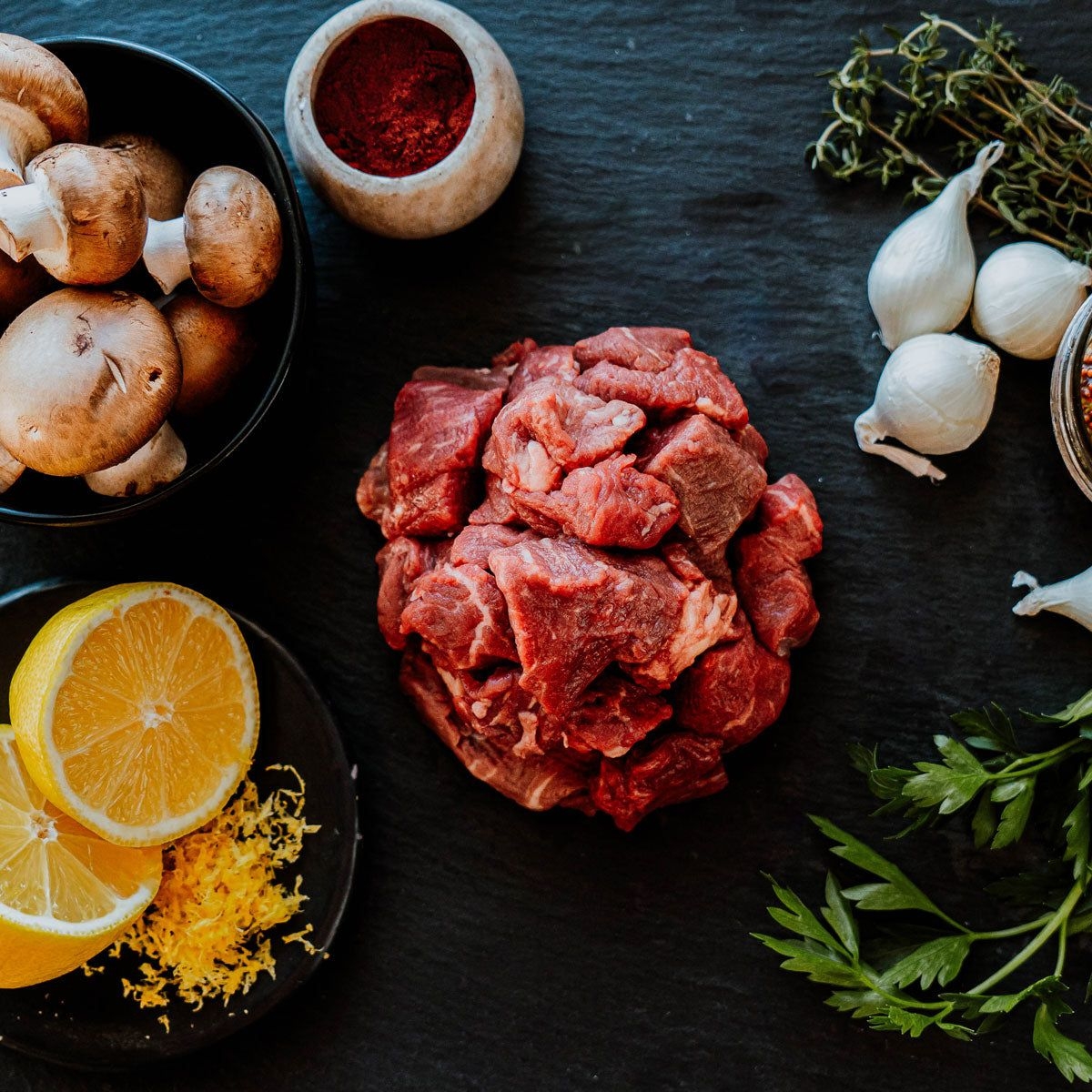 Organic Prairie Beef Tenderloin Tips, 1 Pound -- 8 per case