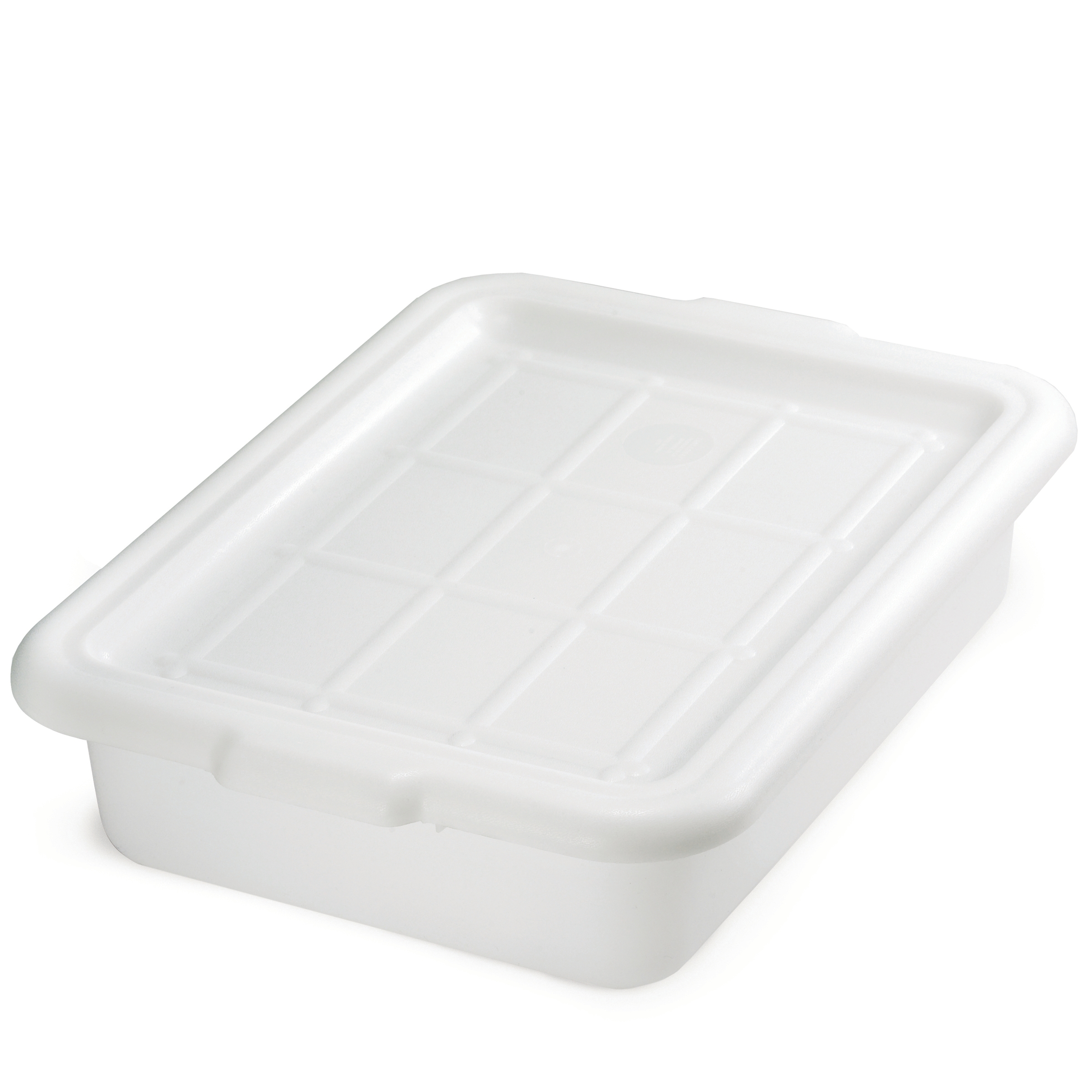 Tablecraft High Density Polyethylene Milky White Cover Only, 21 1/4 x 15 3/4 inch -- 12 per case.