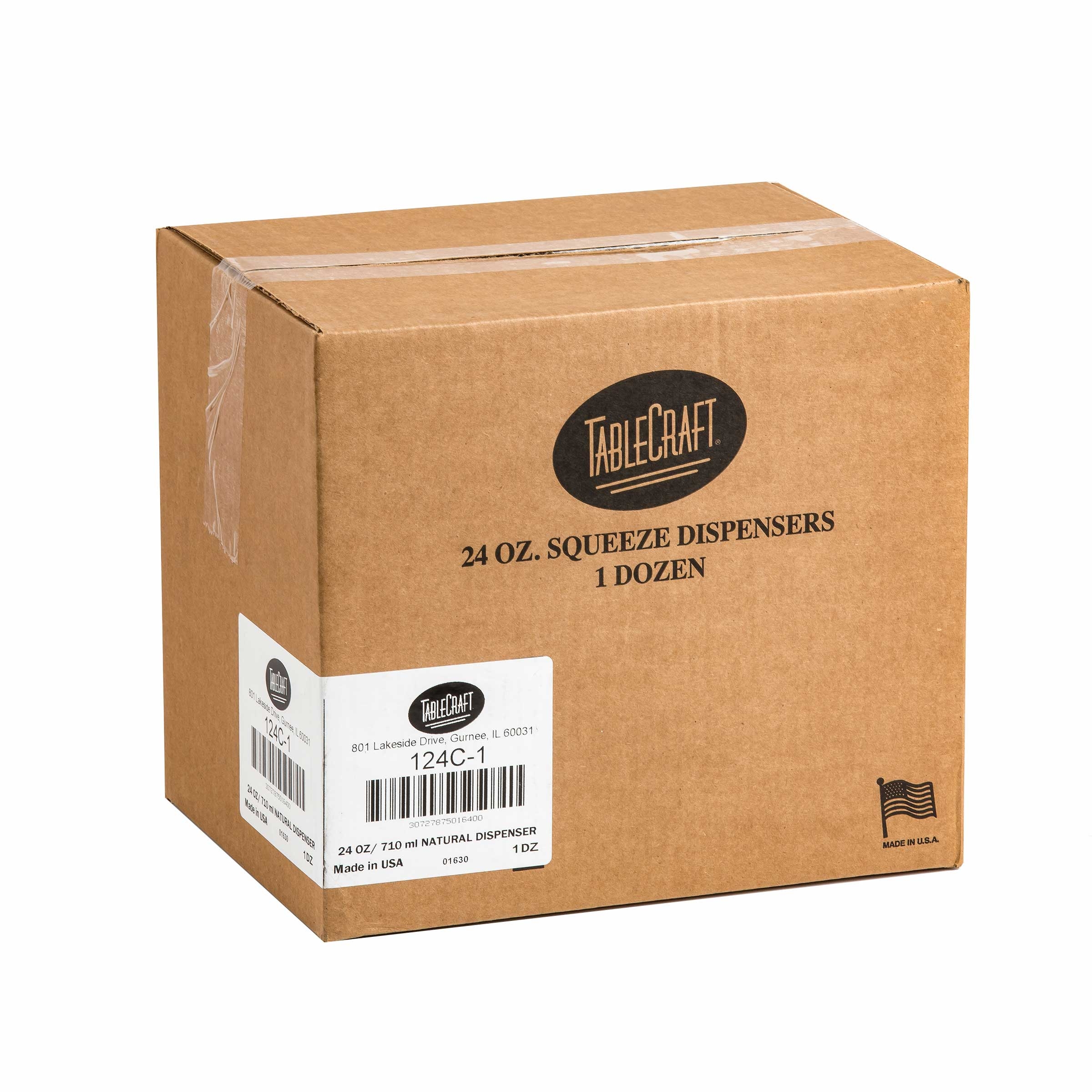 24 Ounce Natural Squeeze Dispenser -- 12 per case