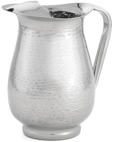 Tablecraft Remington 18-8 Stainless Steel Beverage Pitcher with Ice Guard, 2 Quart -- 12 per case