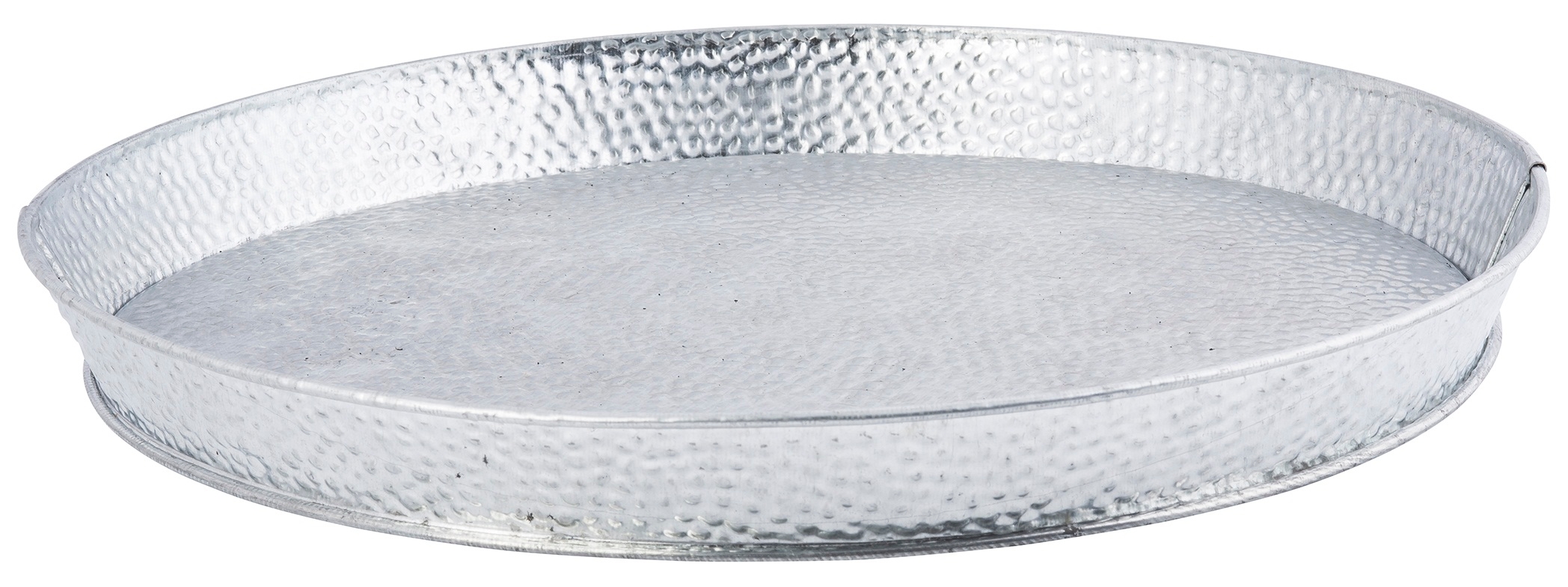 Tablecraft Galvanized Dinner Platter, 12.5 inch - 12 count per pack -- 9 packs per case