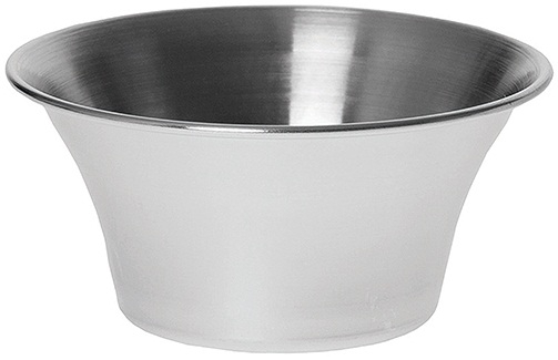 Tablecraft Stainless Steel Flared Design Sauce Cup, 4 Ounce -- 12 per case