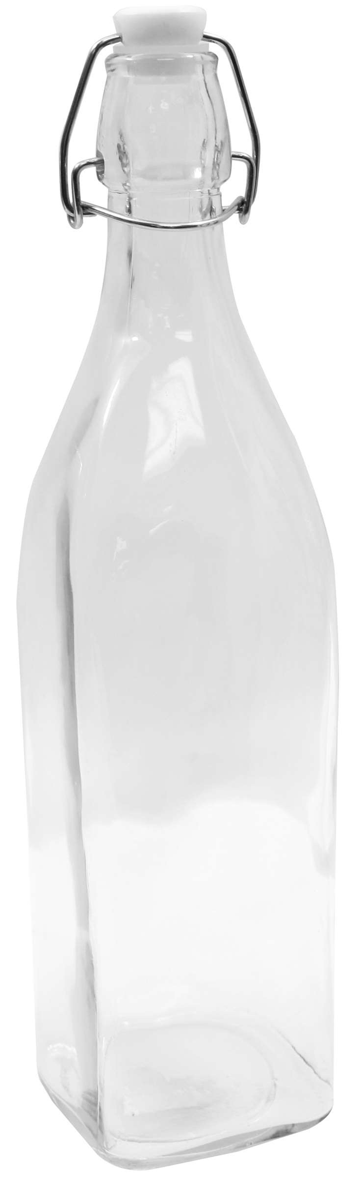 Tablecraft Resealable Prima Glass Bottle, 34 Ounce -- 12 per case