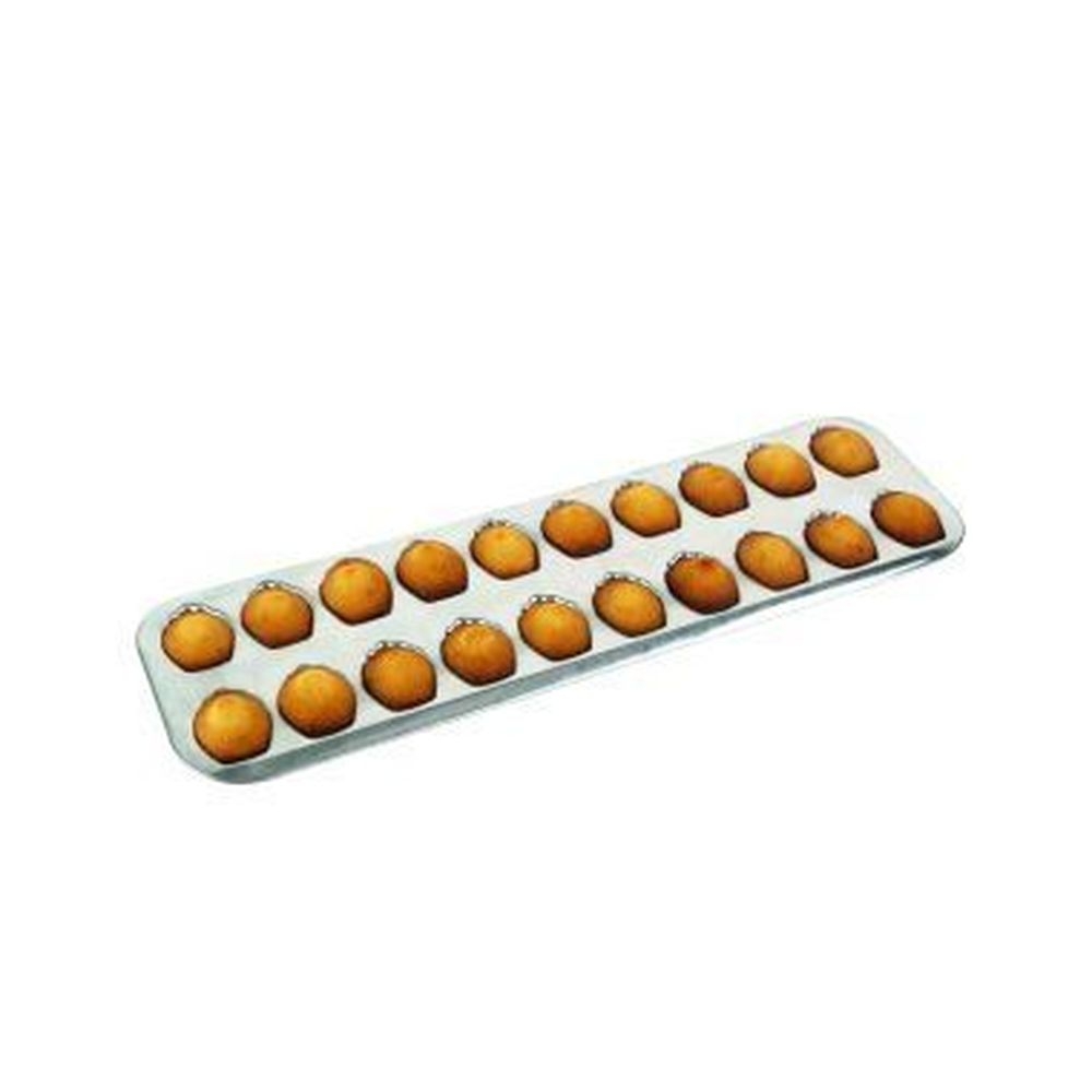 Gobel Tin Plate 20 Small Madeleines Baking Sheet, 1.7 Inch Length X 1.2 Inch Width X 0.4 Inch Height