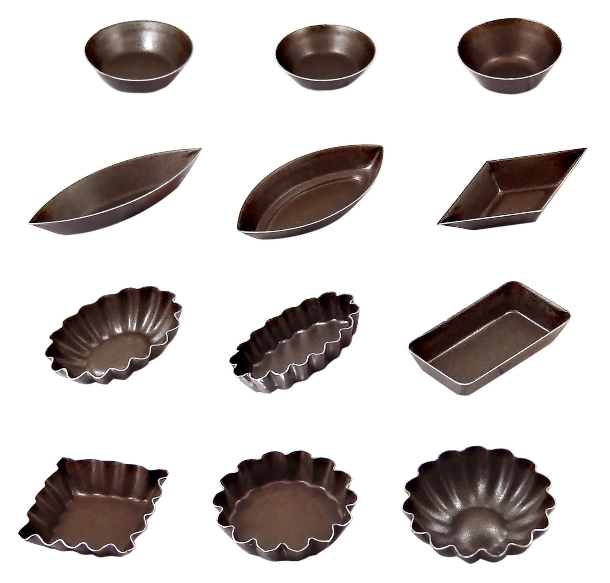 Gobel Non-stick Steel Petits-fours Box Mold, Set Of 60