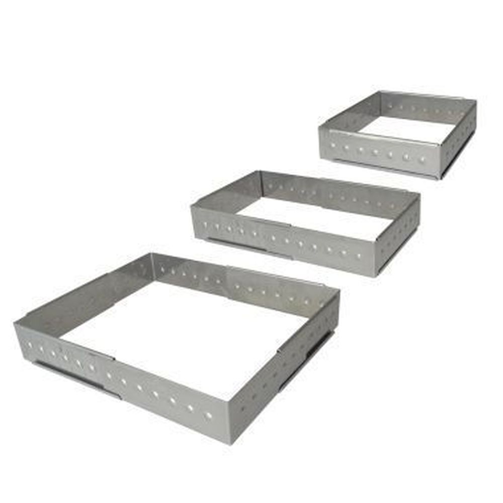 Gobel Stainless Steel Adjustable Extendable Cake Frame, 28 x 16 x 4,5 centimeter