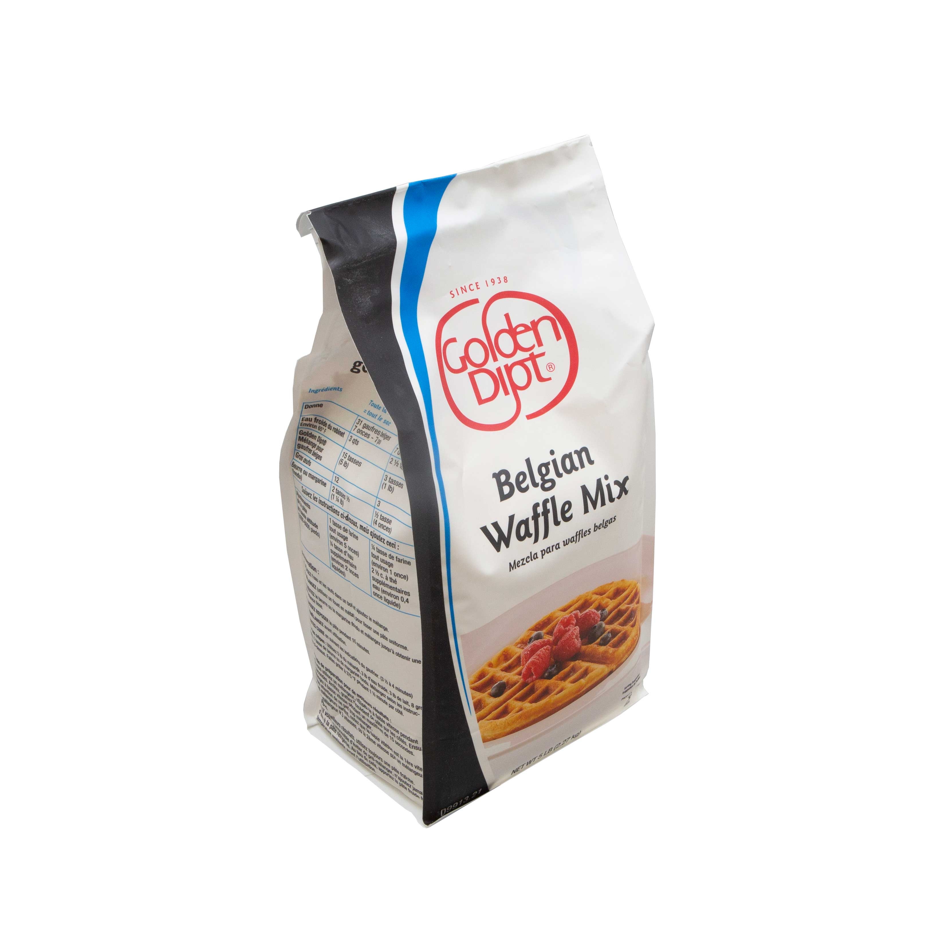 Griddle Mix Golden Dipt Belgian Waffle 6 Case 5 Pound