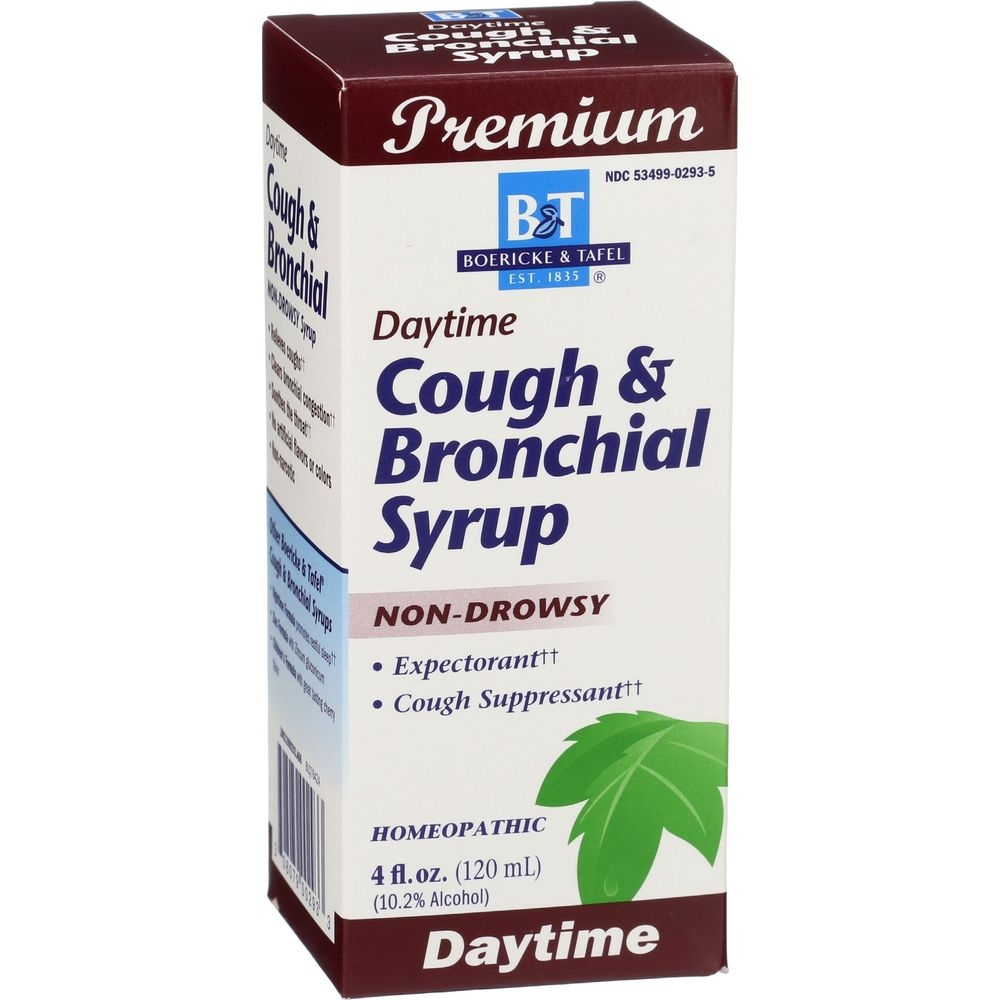 Boericke and Tafel Daytime Cough and Bronchial Syrup, 4 Ounce -- 6 per case