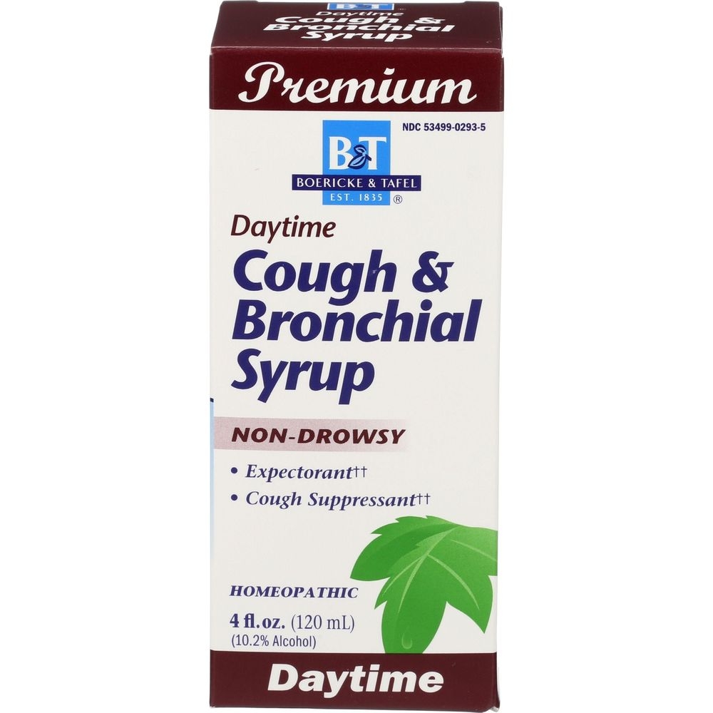 Boericke and Tafel Daytime Cough and Bronchial Syrup, 4 Ounce -- 6 per case