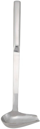Winco Stainless Steel Hollow Handle Spout Ladle, 1 Ounce -- 12 per case