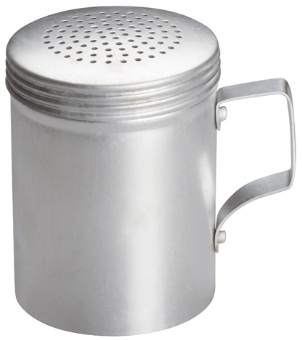 Winco Aluminum Dredge with Handle, 10 Ounce -- 12 per case