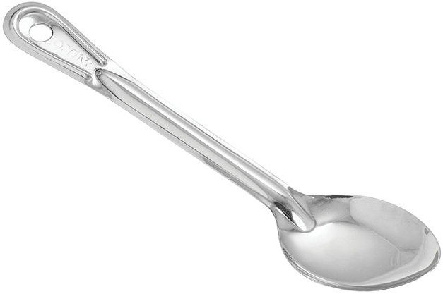 Winco Stainless Steel Solid Basting Spoon, 11 inch -- 12 per case