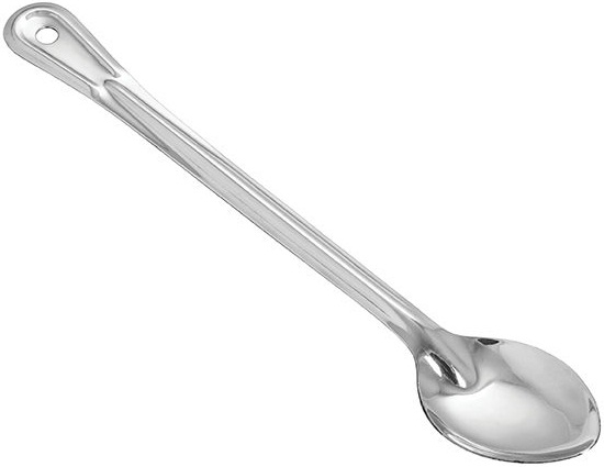 Winco Stainless Steel Solid Basting Spoon, 15 inch -- 12 per case