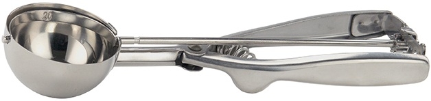 Winco 18/8 Stainless Steel Size 20 Squeeze Disher/Portioner, 2.5 Ounce -- 12 per case
