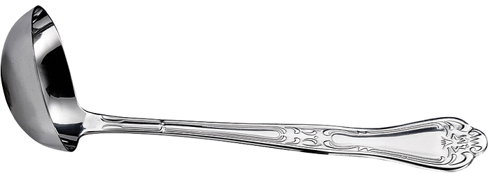 Winco Stainless Steel Gravy and Soup Ladle, 9 inch -- 12 per case