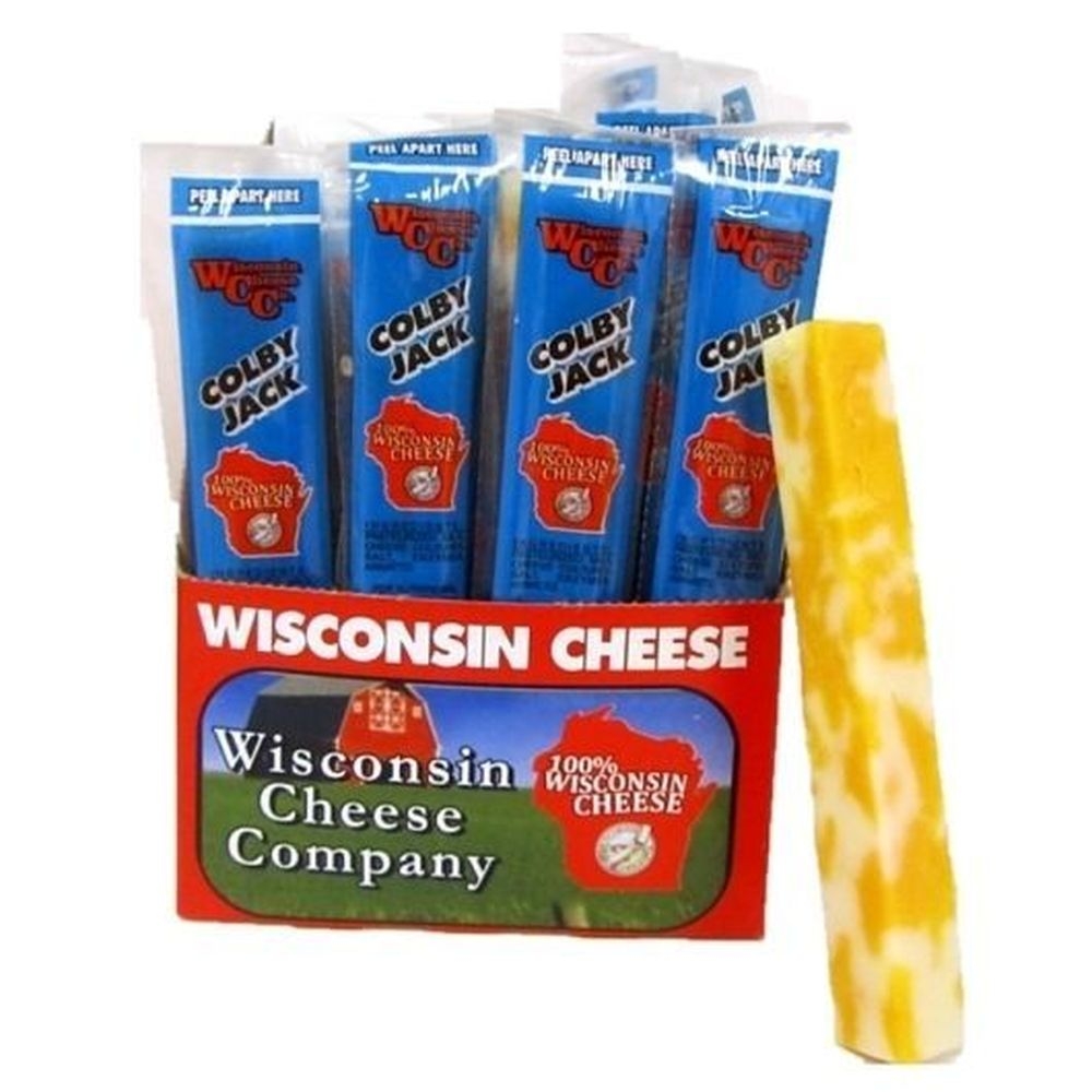 Wisconsin Cheese Company Colby Jack Cheese Stick, 1 Ounce -- 192 per case