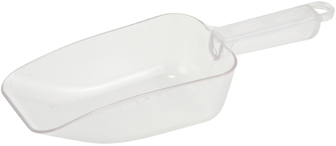 Winco Polycarbonate Clear Scoop, 5 Ounce -- 24 per case