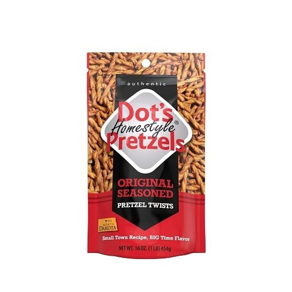 Dots Homestyle Original Seasoned Pretzel Twists, 16 Ounce -- 10 per case