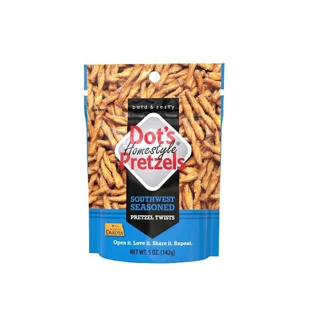 Dots Homestyle Southwest Seasoned Pretzel Twists, 5 Ounce -- 10 per case