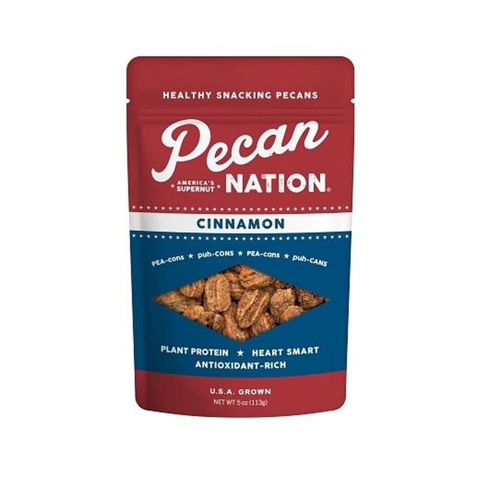 Pecan Nation Cinnamon Pecans, 5 Ounce - 6 per case