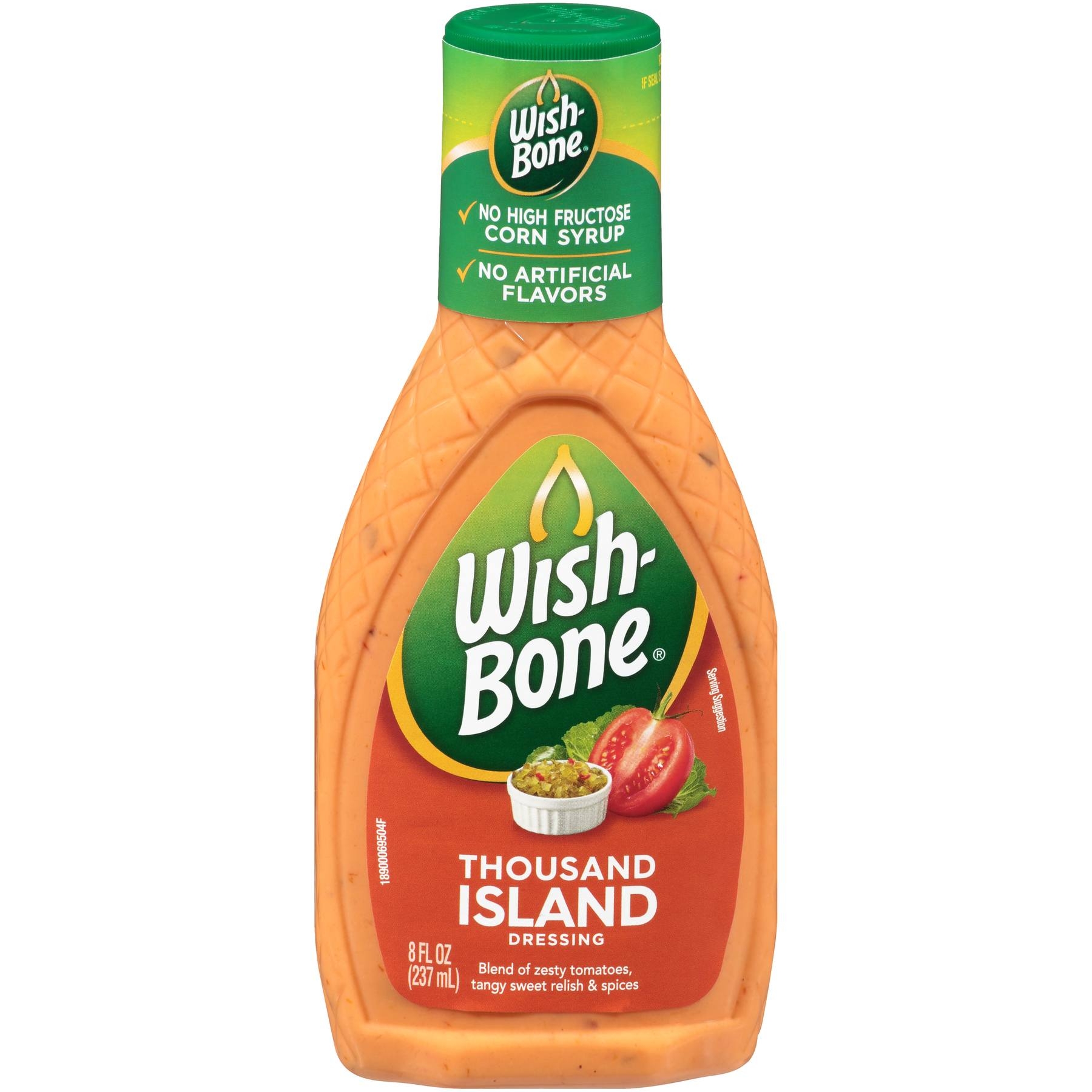 Wish Bone Thousand Island Dressing, 8 Fluid Ounce -- 12 per case.
