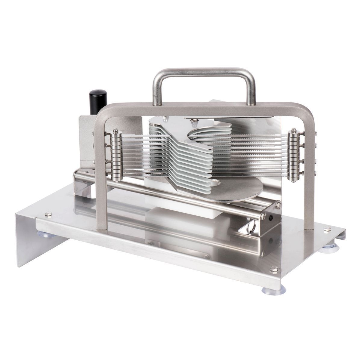 Louis Tellier 5.5 mm Thickness Horizontal Stainless Steel Tomato Slicer, 18.8 x 7.8 x 12.5 inch