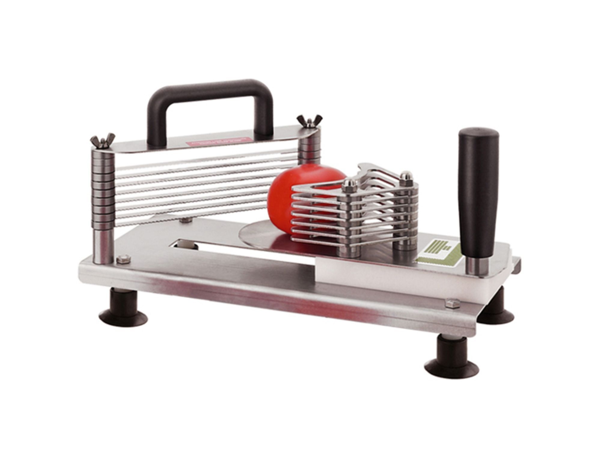 Louis Tellier Stainless Steel Mini Commercial Tomato Slicer, 11.8 x 5.6 x 6.7 inch