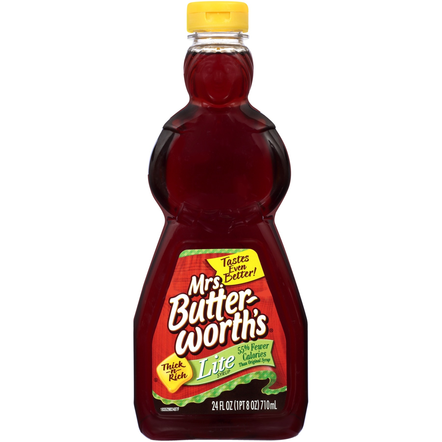 Mrs. Butterworth Lite Syrup, 24 Ounce -- 12 Case