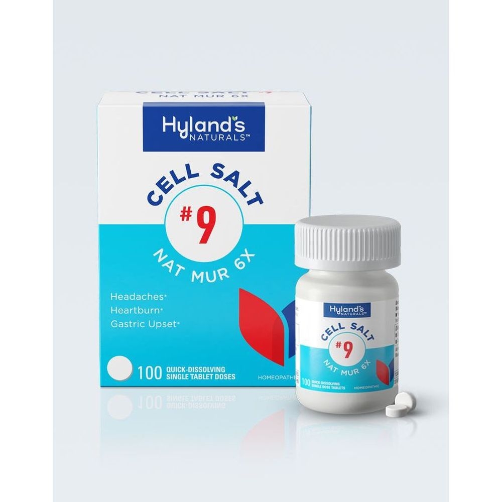 Hylands Naturals Number 9 Nat Mur 6X Cell Salt Tablets, 100 count