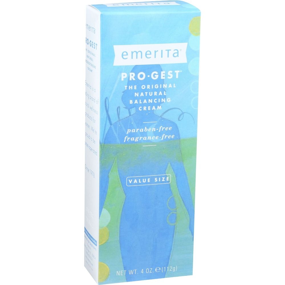 Emerita Fragrance Free Pro-Gest Original Balancing Cream, 4 Ounce