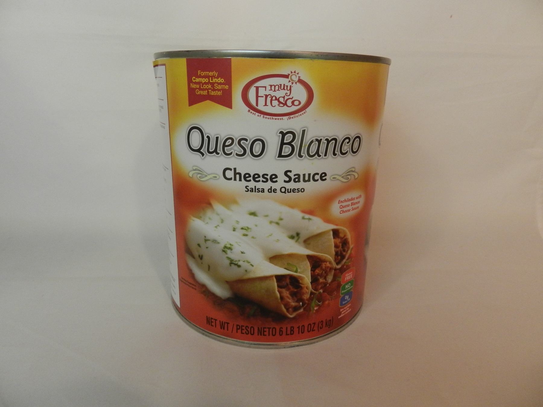 Muy Fresco Queso Blanco Cheese Sauce, 6.63 Pound -- 6 per case.