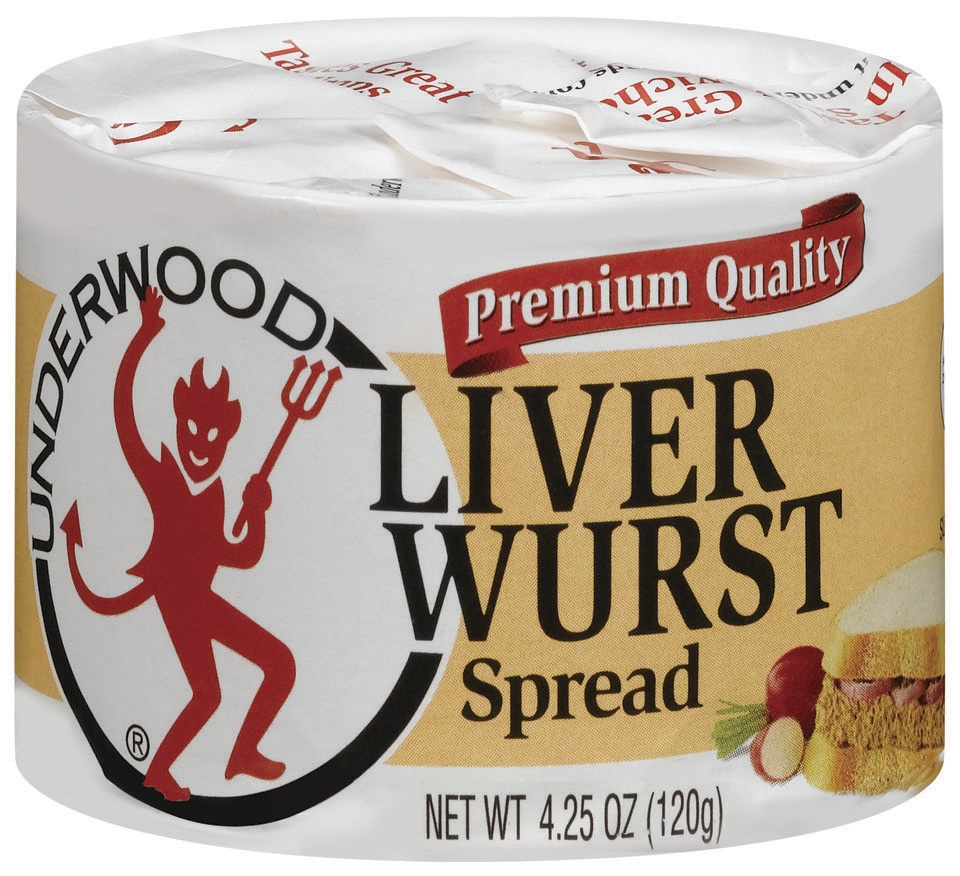 Underwood Liverwurst Spread, 4.25 ounce -- 24 per case