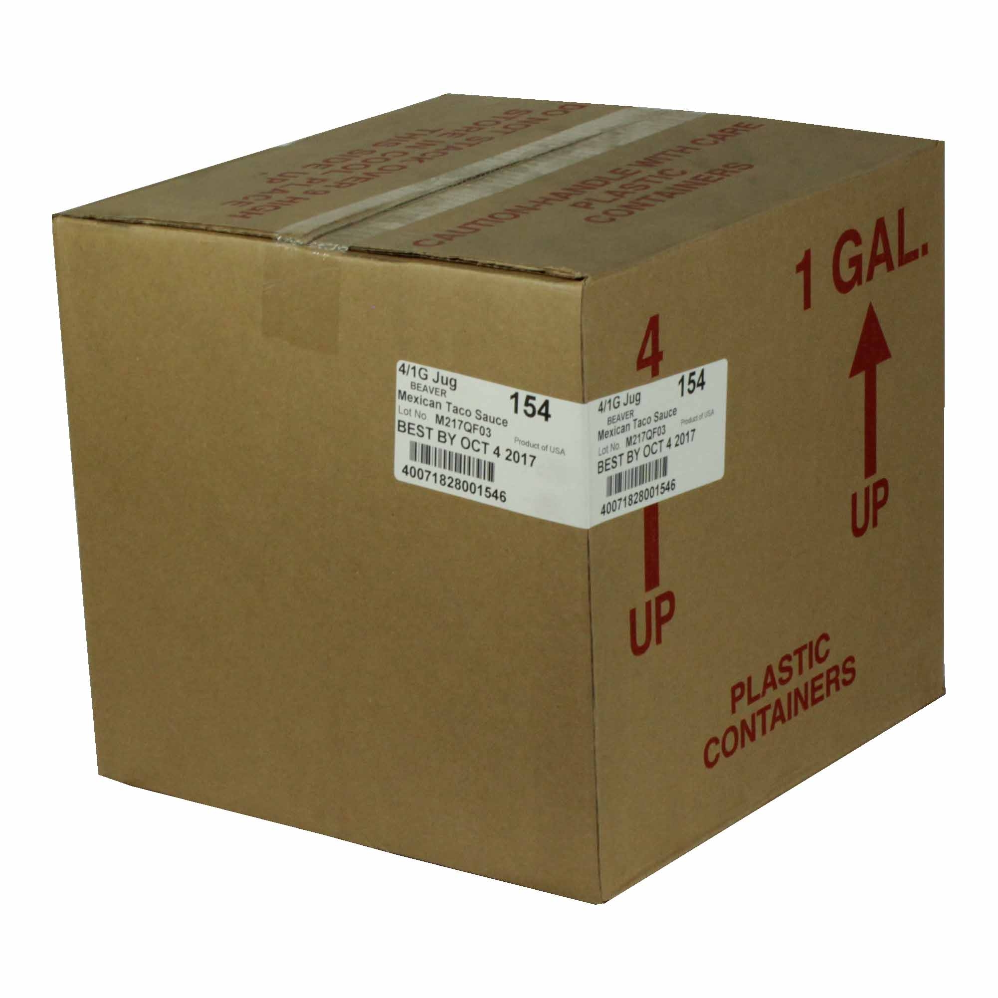 Beaver Mexican Taco Sauce, 138 Ounce -- 4 per case.