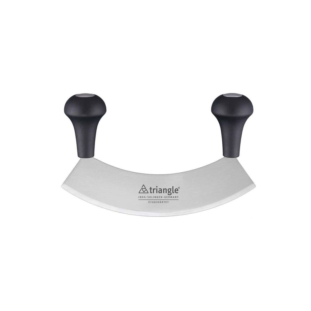 Triangle Stainless Steel Single Blade Tempered Mincing Knife - Boxed, 18 centimeter