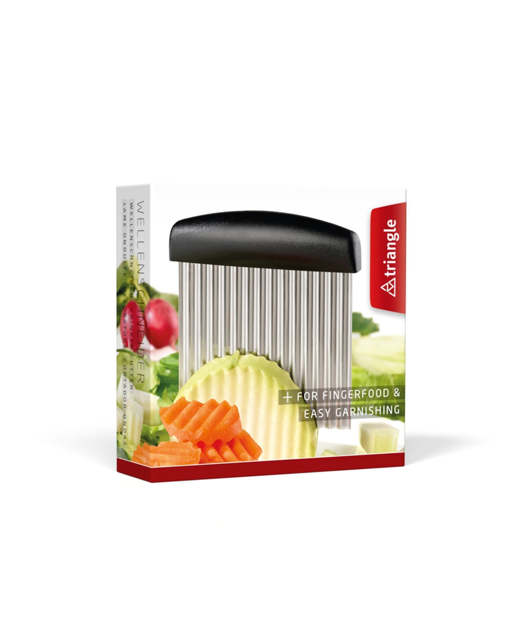 Triangle Professional Crinkle Cutter, 3.7 x 3.7 x 0.4 inch